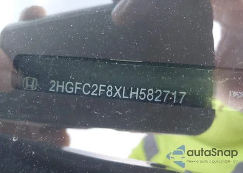 2020 Honda Civic Sport from USA, damaged, VIN 2HGFC2F8XLH582717